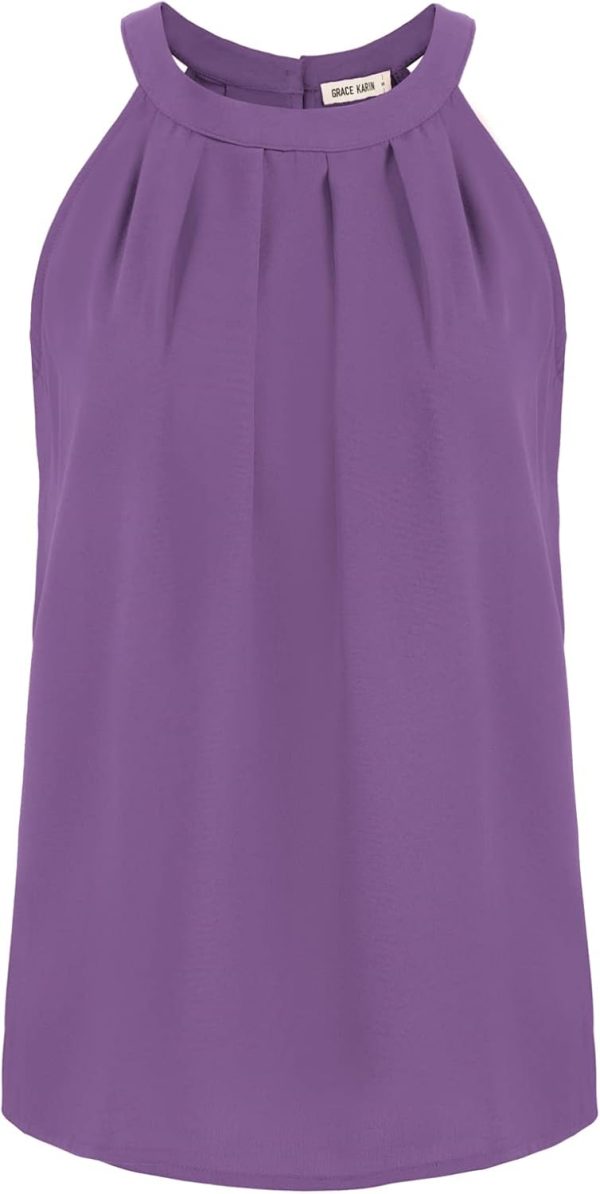 Sequin Halter Tops for Women Sleeveless Dressy Sparkle Tank Camisole Tops Party Club Cocktail Vest Shirt