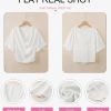 Womens Blouses and Tops Short Sleeve Chiffon Shirts and Tops