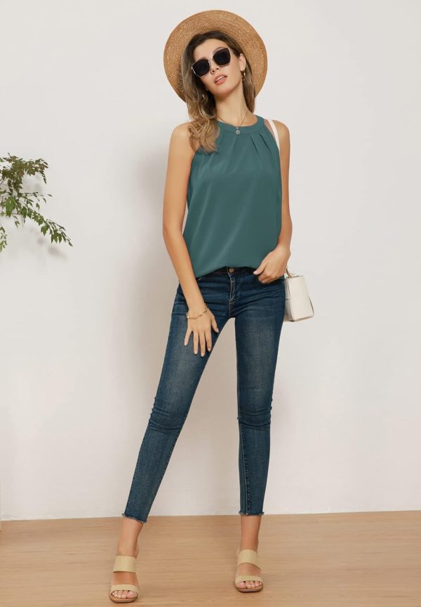 Sequin Halter Tops for Women Sleeveless Dressy Sparkle Tank Camisole Tops Party Club Cocktail Vest Shirt