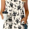 Women's Dressy Chiffon Blouses Crew Neck Sleeveless Tunic Tops Office Cute Work Shirts 2024 Summer Casual Tank Tops